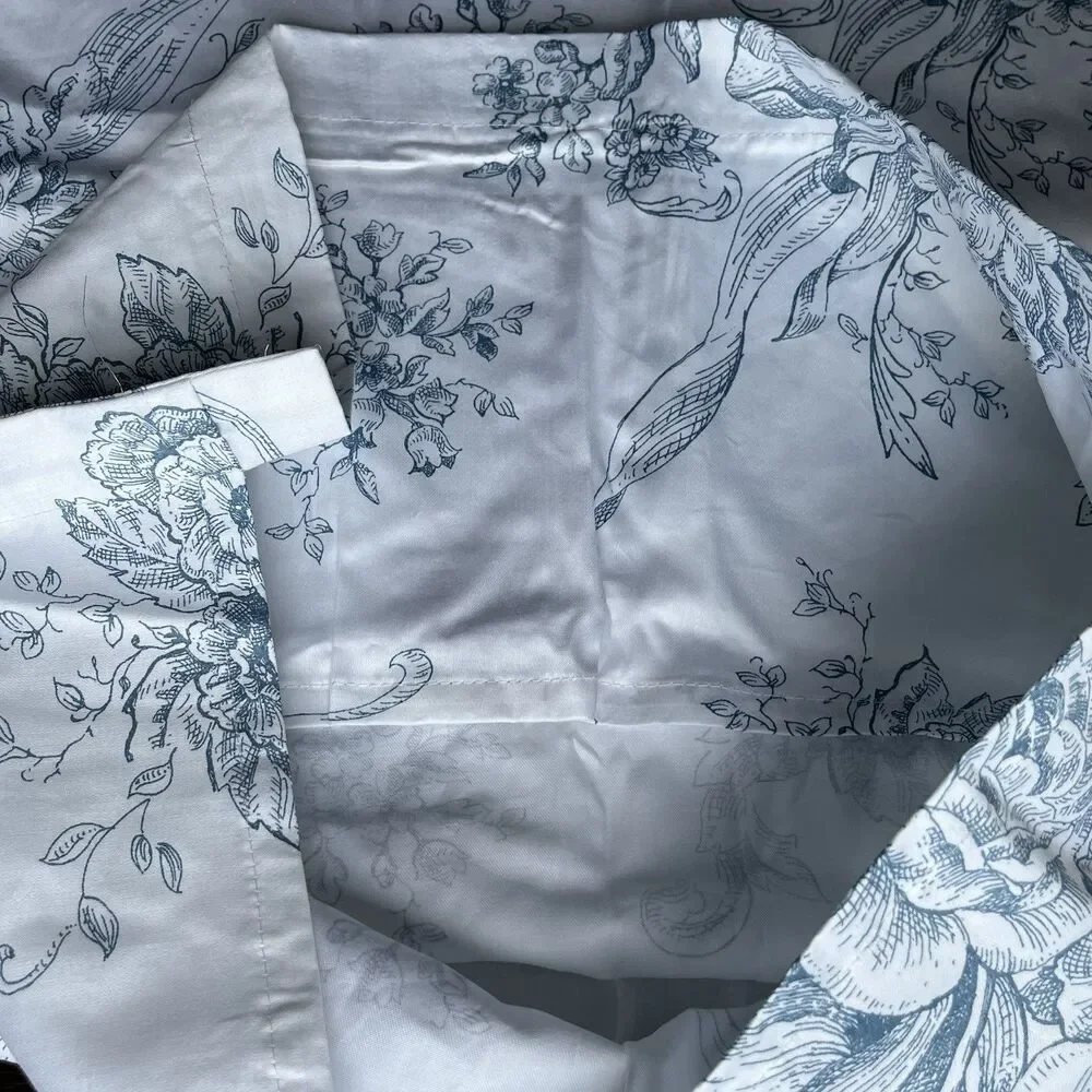Melange Home 400 Thread Ct French Toile 3-pc King Duvet Set Cotton Shabby Chic